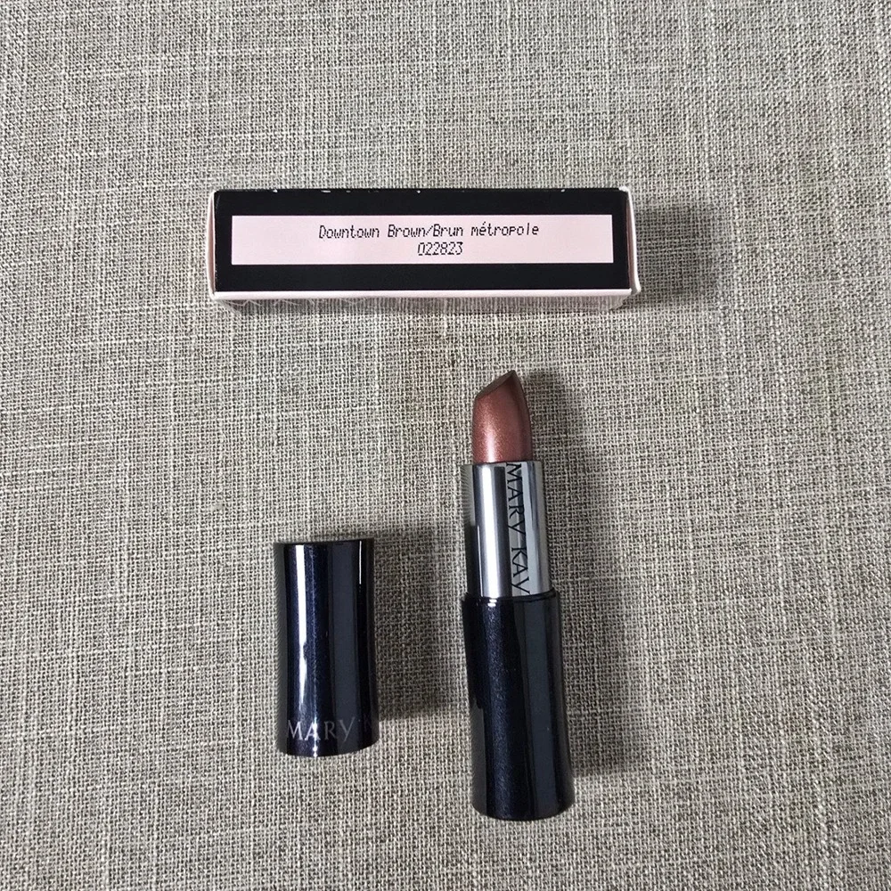 Mary Kay Womens Creme Lipstick Downtown Brown 022823 13 oz Discontinued USA